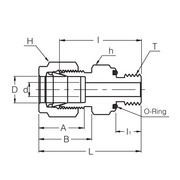 Sosci Series O Seal Straight Thread Connector Fittings From Superlok