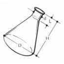 Quartz Erlenmeyer Flasks - G.M. Associates, Inc.