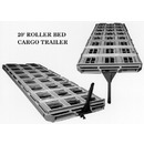 20' Cargo Trailer with Indexable Roller Sections