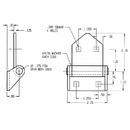 Stainless Steel Offset Truck Body Hinge