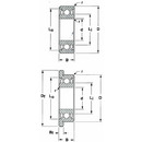 DDL Metric L Series Radial Shielded Miniature / Instrumentation Ball Bearings
