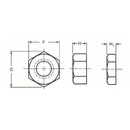 Hex Flat Jam Nuts - Sales Systems Ltd.