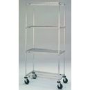 Chrome Wire Stem Carts and Chrome Wire Shelf Carts - Latest Products Corp.