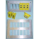 2 Pole Multicircuit Jack Panel Thermocouple Connector