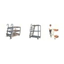 Stock Picker Truck 2 Shelf - Aluminum