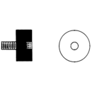 Round Male and Female Vibration Mount