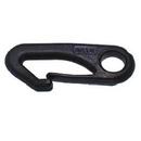 Snap Hook Black Nylon-500 per bag