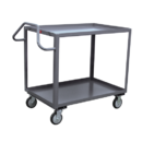 Model ES - 2 Shelf 1200 lb Capacity Service Carts with Ergonomic Handles