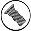 Flush Head Self Clinching Studs