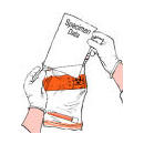 Biohazard Bags - Specimen, Seal Top Bags