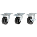 1S & 1R Truck and Dolly Single Race Swivel and Rigid Casters