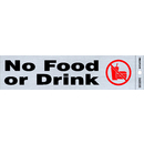 2" x 8" Flexible Mylar Self-Adhesive Signs