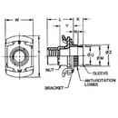 FGD6010( ) Metric Nut Plate, Rivetless, Variable Nut Height, All Sizes, Floating (450°) - Alcoa Fastening Systems - AFS
