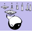 Monarch Hard Rubber Ball Casters