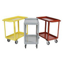 Welded Stock Carts with 1-1/2'' Deep Shelves 18" Wide