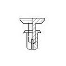01 (H)Series: Snap Rivets(Plastic)Flat Head - All Electronics Hardware