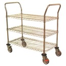 Multi-Purpose Chrome Wire Carts