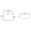 Single Bowl 18 Gauge Sinks