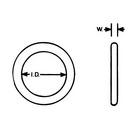 Ethylene Propylene, (Purple/Black) O-Rings
