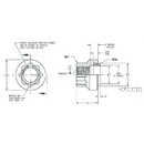 KFN536 - 8 Spline Tamper Proof, Self-Sealing