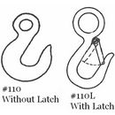 Standard Eye Hoist Hook Electroplated, Quenched & Tempered Drop Forged Steel