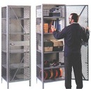 All-Welded Visible Mesh Storage Cabinet
