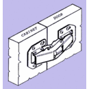 90º Opening Surface-Mounted Concealed Hinges