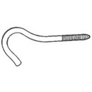 Screw Hook - Round Bend