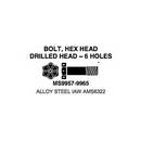 Bolt, Machine, Hex Head