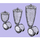Legs with Casters and Glides