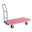 Model PE Flush Plastic Deck Platform Trucks with 4 Wheels