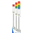Patlite LCE-U Series Silver-Color Body LED Tower Lights