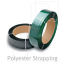 16" I.D x 3" Face - 28 Coils Per Skid - 2 Coils Per Box Polyester Strapping