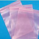Pink Anti-Static Reclosable Poly Zip Top Bags