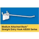 Medium Attached Back Straight Entry Hooks - Trion Industries, Inc.