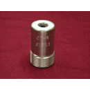 Short, Straight Bore, 1/2" Entry, 3/4" Threaded, Metal Jacket Tungsten Nozzles