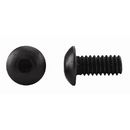 Button Head Socket Cap Screws: Metric, Black Oxide Finish, Alloy Steel