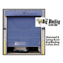 Bug Blocking Screened Mesh Curtain Doors