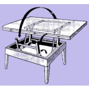 Spring-Assisted Pop-Up Tables