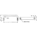 1 X 1/4 Rectangular Internal Thread Handle