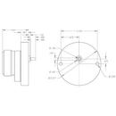 Round Chart Drive with Anti-Backlash Gearing