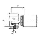 Kuriyama Metric Swivel Female O-Ring 24° Seat DIN 3865 - Light