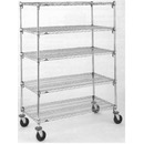 Chrome Wire Shelf Carts