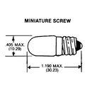 Panel Lamps – T-3 1/4 Bulb – Miniature Bayonet Base