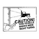Wide Turn Sign