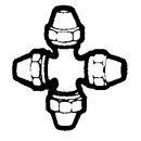 S.A.E. Flare Fittings-Assembled with Short Rod Nuts - Cross Union