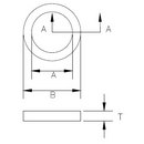 MIL Spec EMI Electrically Conductive Shielding Gaskets to M83528/012: Rectangular Cross Section O-Rings And Washers