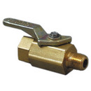 012 SERIES TWO-WAY BALL VALVE - 1/8" to 1/4" NPT, 1/4" to 3/8" BARB, 1/4" COMPRESSION, 1/4" to 3/8" FLARE