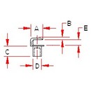 Brass Lacing Studs