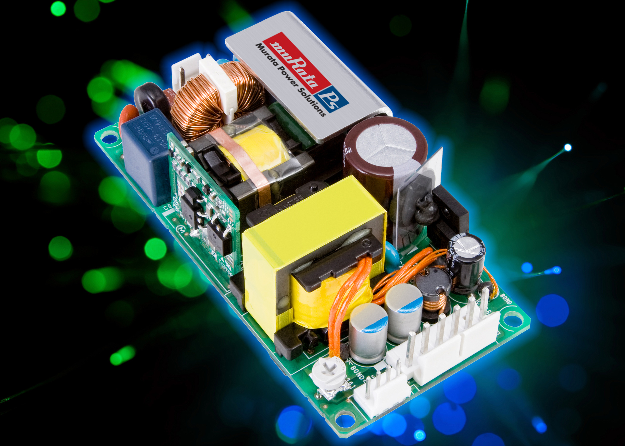 AC DC Power Supply : MVAB120 highly efficient compact 1U open frame 120W